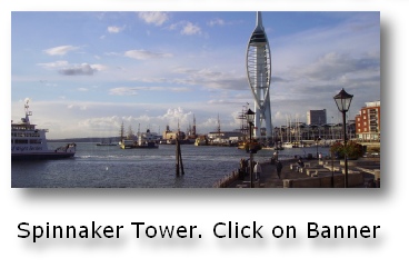 Spinnaker Tower. Click on Banner
