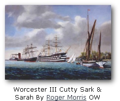 Worcester III Cutty Sark & 
Sarah By Roger Morris OW
